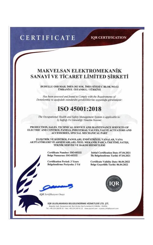 ISO 45001:2018